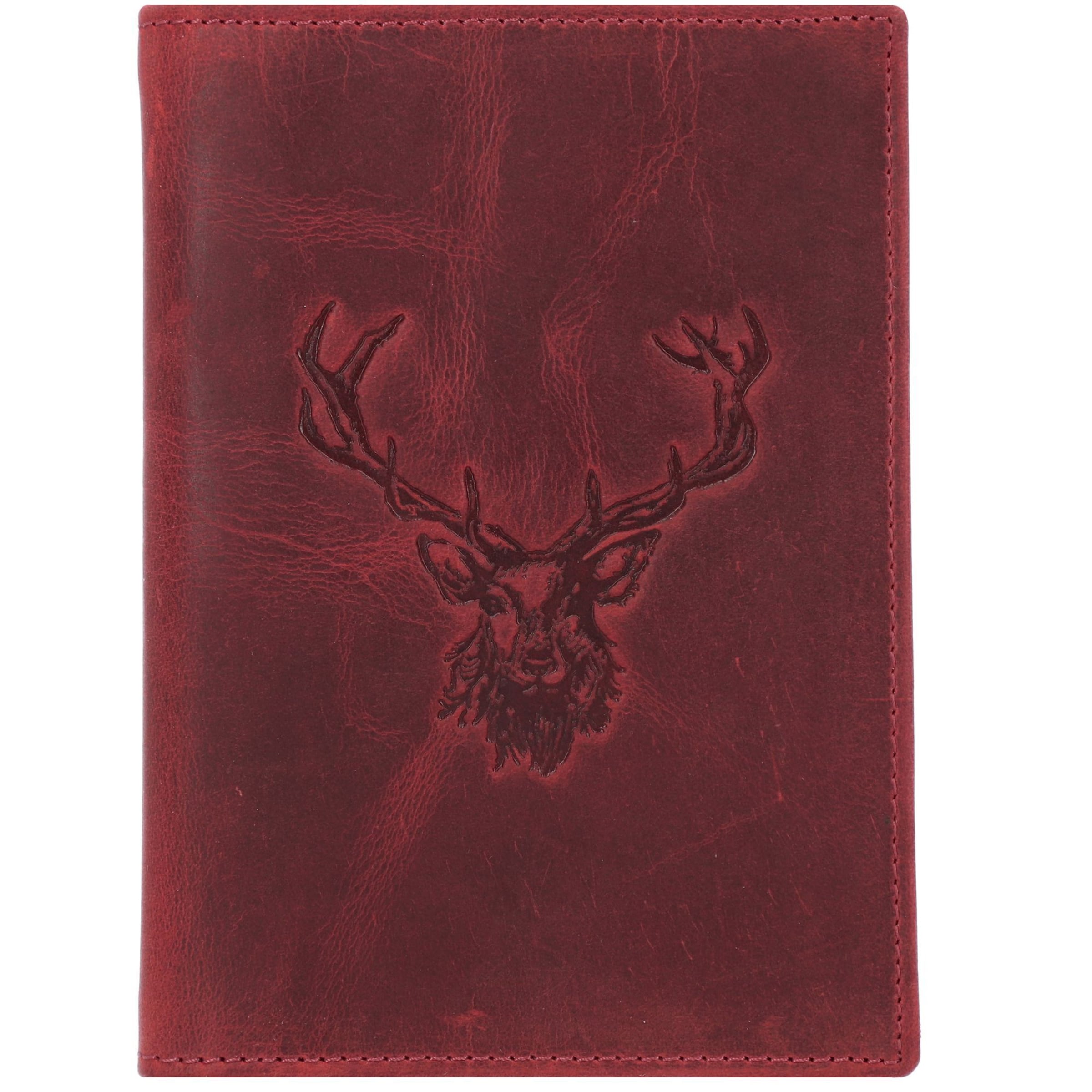 GREENBURRY Wallet in Red: front
