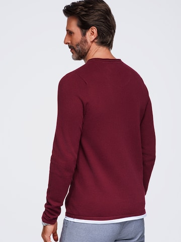 raudona Ombre Megztinis