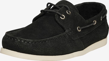 Henry Stevens Moccasin ' Elia ' in Black: front