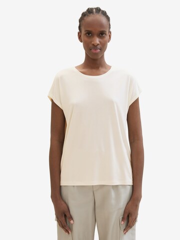 T-shirt TOM TAILOR DENIM en blanc