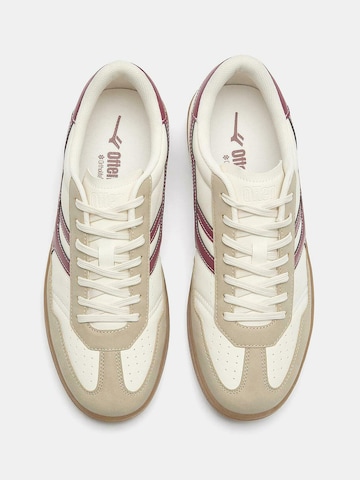 Pull&Bear Rövid szárú sportcipők - bézs