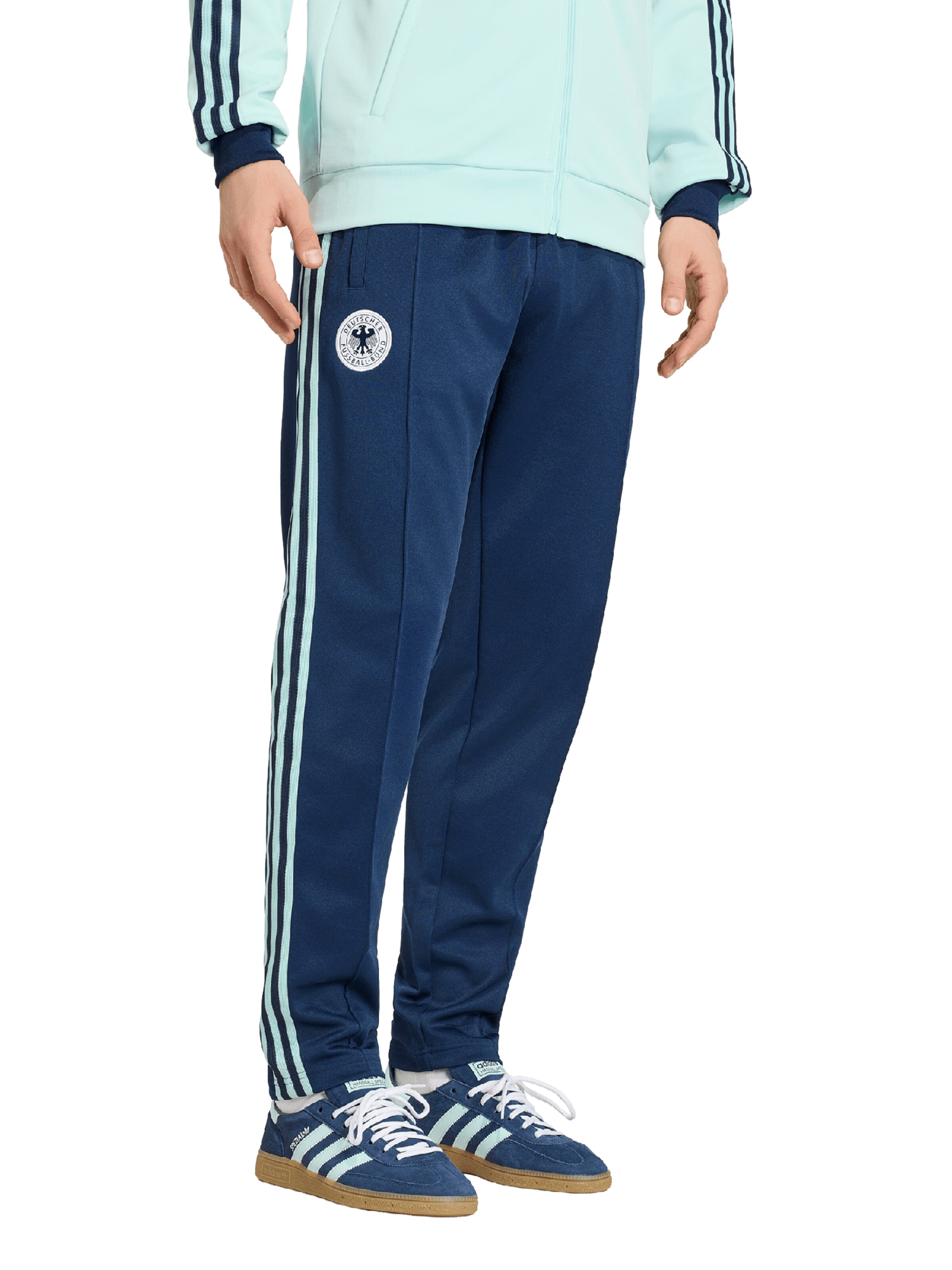 ADIDAS PERFORMANCE Slimfit Sporthose 'DFB' in Blau: Vorderseite