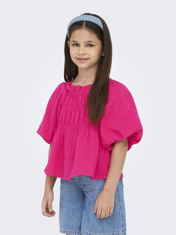 ONLY GIRLS Shirt 'KOGThyra' in Roze: voorkant