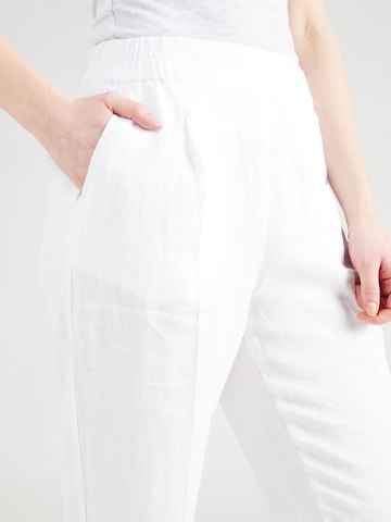 Sisley Regular Trousers with creases in White