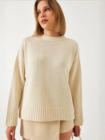 Pull-over 'Pullover' Bianco Lucci en beige