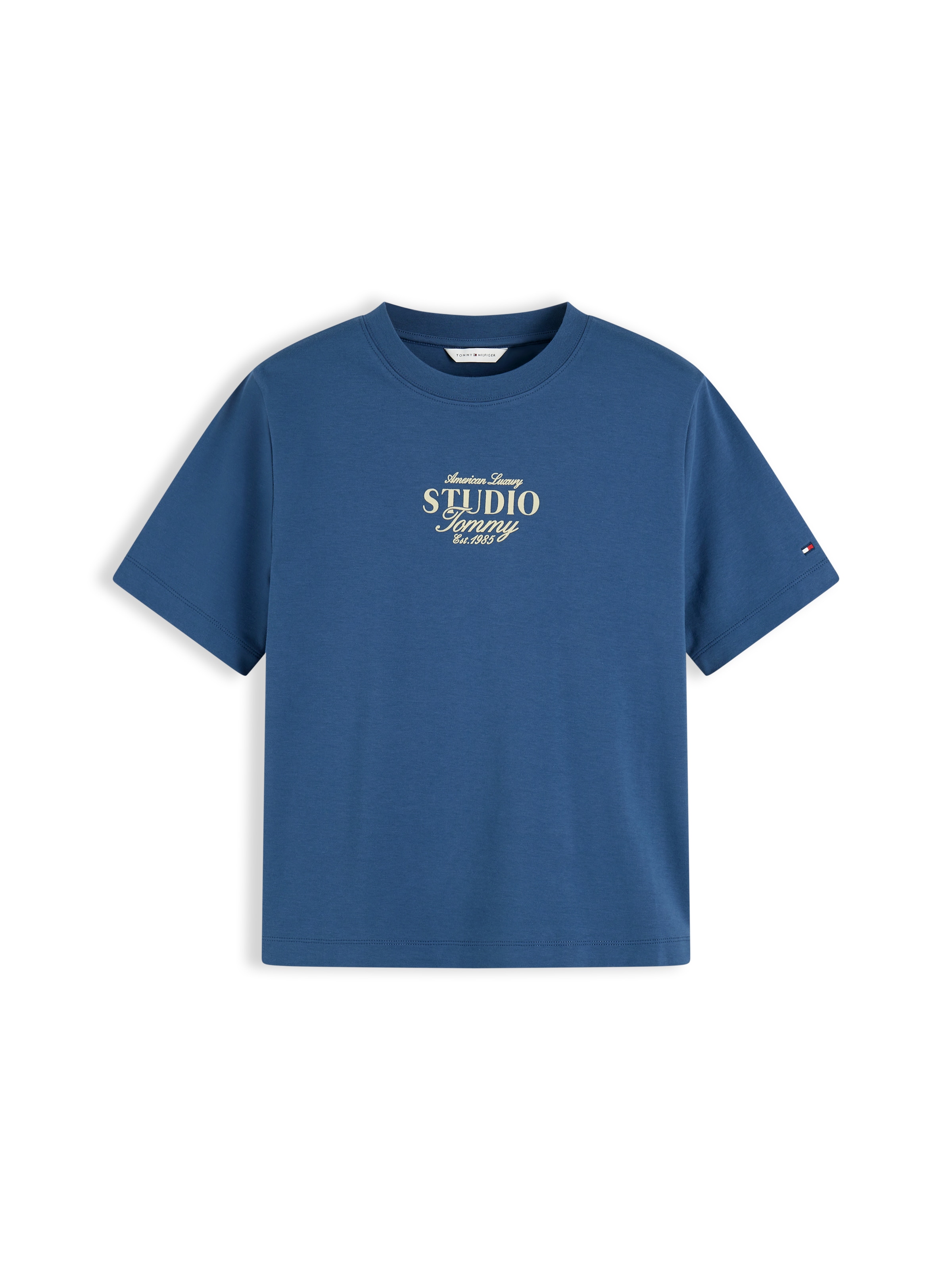 TOMMY HILFIGER Shirt 'STUDIO TOMMY' in Blauw: voorkant