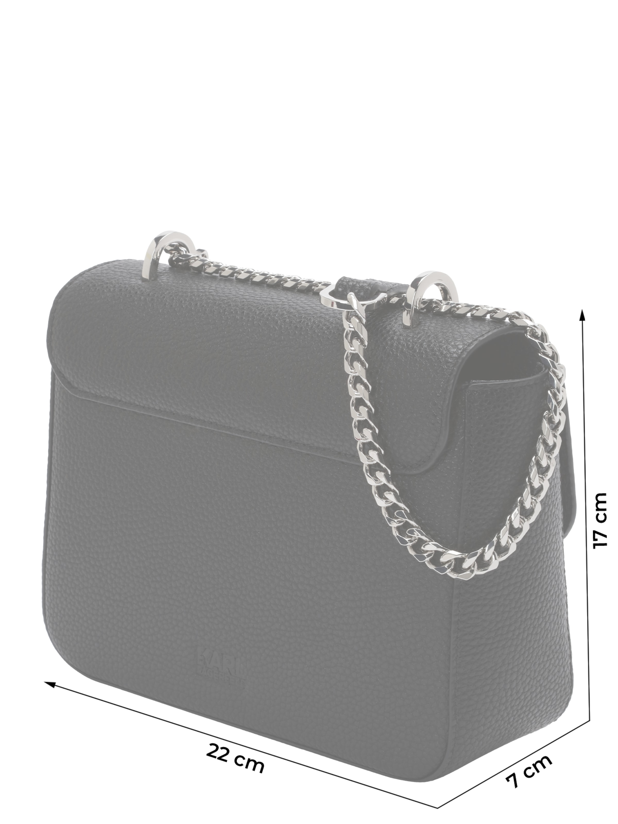 Geantă de umăr de la Karl Lagerfeld pe negru