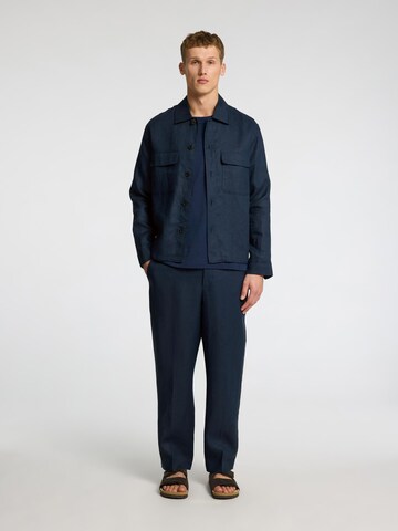 SELECTED HOMME Comfort fit Tussenjas in Blauw