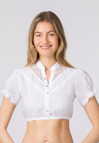STOCKERPOINT Klederdracht blouse 'B-4020' in Wit: voorkant