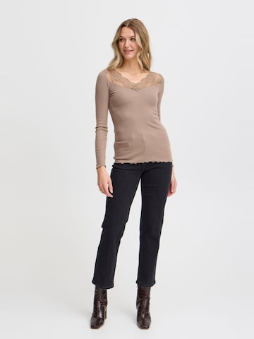 T-shirt 'FRHizamond' Fransa en marron