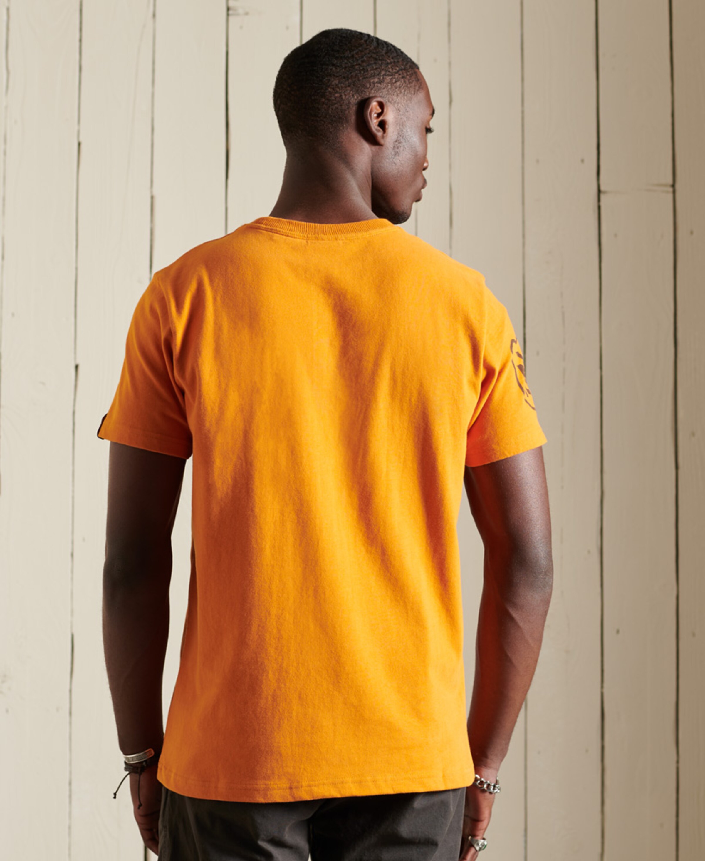 Männer Shirts Superdry T-Shirt 'Workwear' in Orange - OU42757