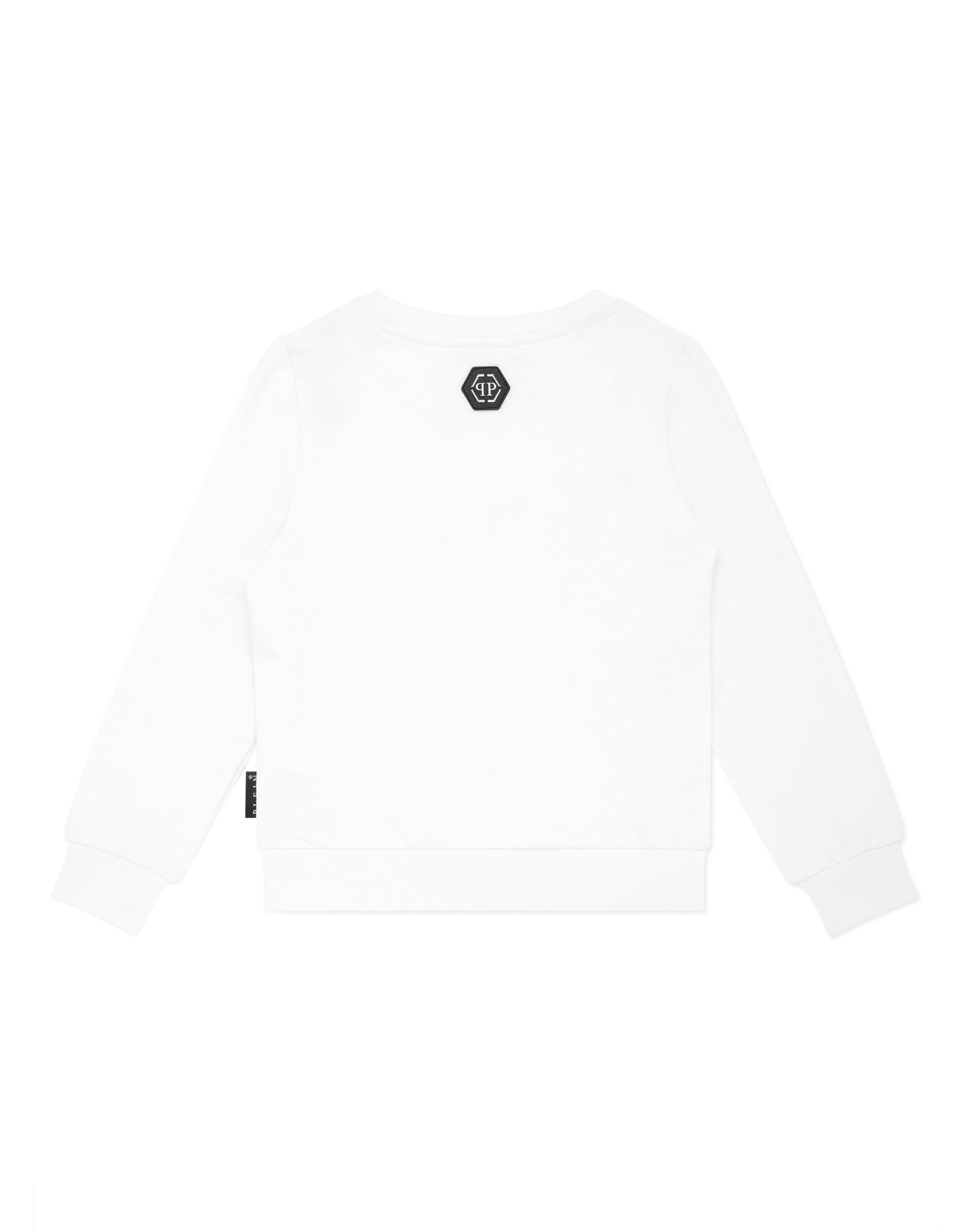 Philipp Plein - Sudadera 'Gothic Plein' en blanco