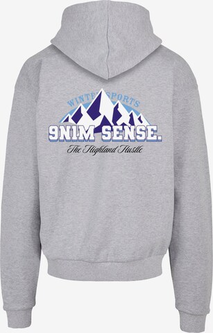 9N1M SENSE Sweatshirt 'Winter Sports' in Grau