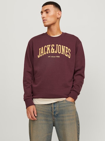 JACK & JONES Sweatshirt 'JOSH' in Red: front