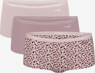 SLOGGI Panty ' Blue GO Crush ' in Pink: front