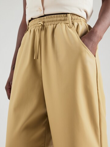 TOPSHOP Wide leg Trousers in Yellow