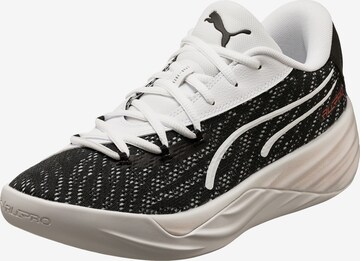 PUMA Athletic Shoes in Black: front