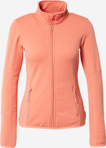 ONLY PLAY - Chaqueta polar funcional 'Jetta' en naranja: frente