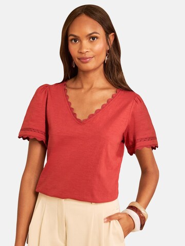 love & roses Shirt in Red: front