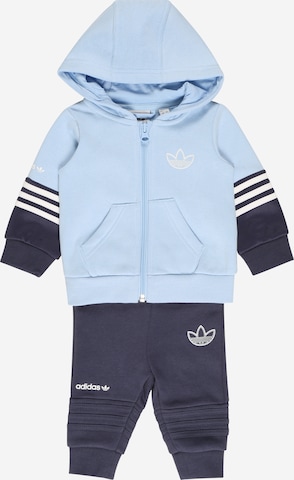 ADIDAS ORIGINALS - Fato de jogging em azul: frente