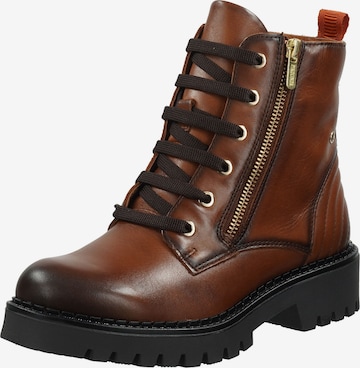 PIKOLINOS Lace-Up Ankle Boots in Brown: front