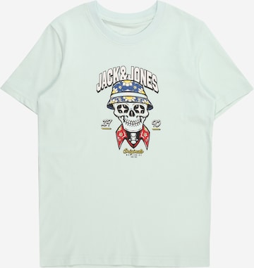 T-Shirt 'COCONUT' Jack & Jones Junior en bleu : devant