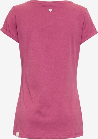 Ragwear T-Shirt 'Florah' in Pink