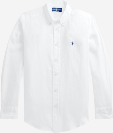 Coupe regular Chemise Polo Ralph Lauren en blanc : devant