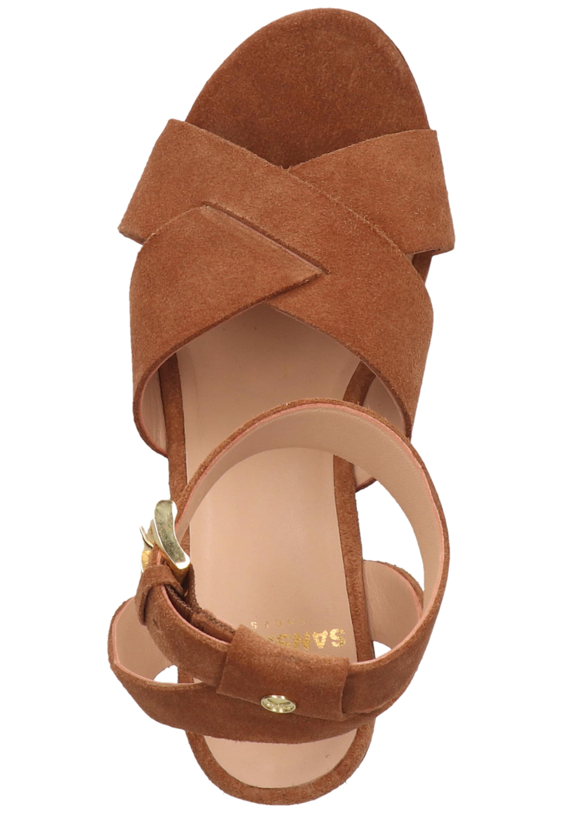 SANSIBAR Sandalen met riem in Bruin