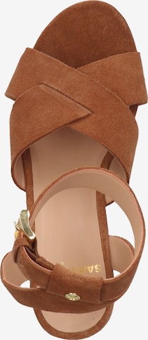 SANSIBAR Strap Sandals in Brown