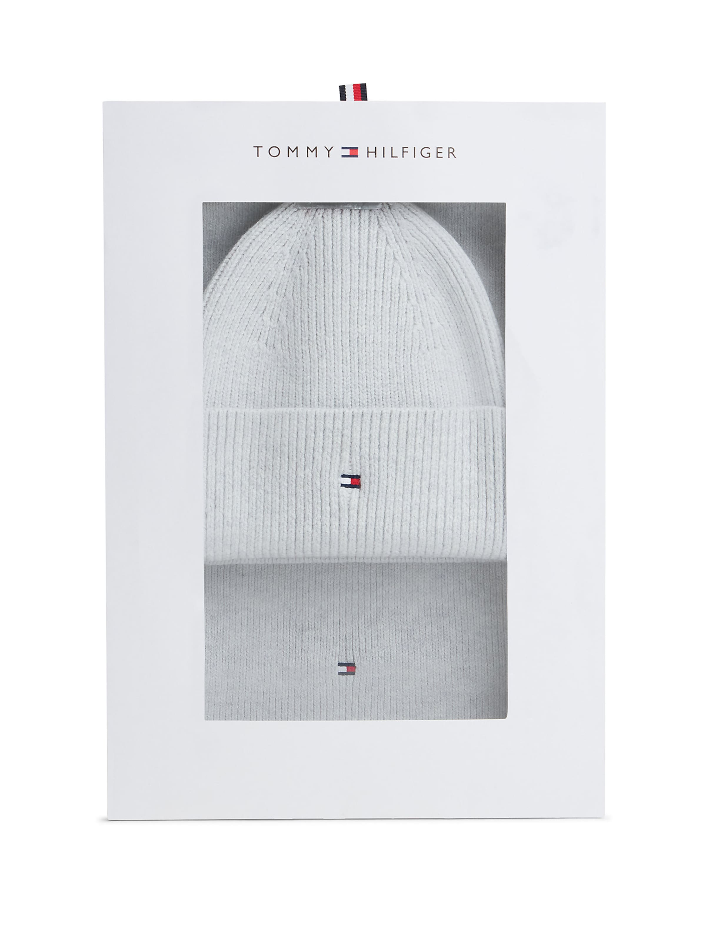 TOMMY HILFIGER Czapka w kolorze szary