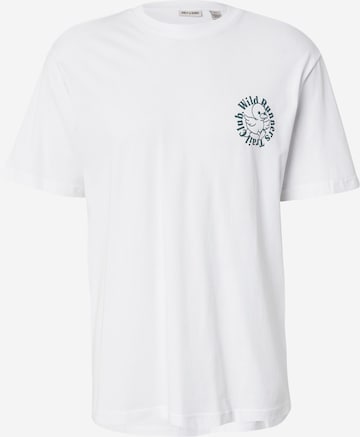 Maglietta 'ONSFREDDIE CLUB' di Only & Sons in bianco: frontale