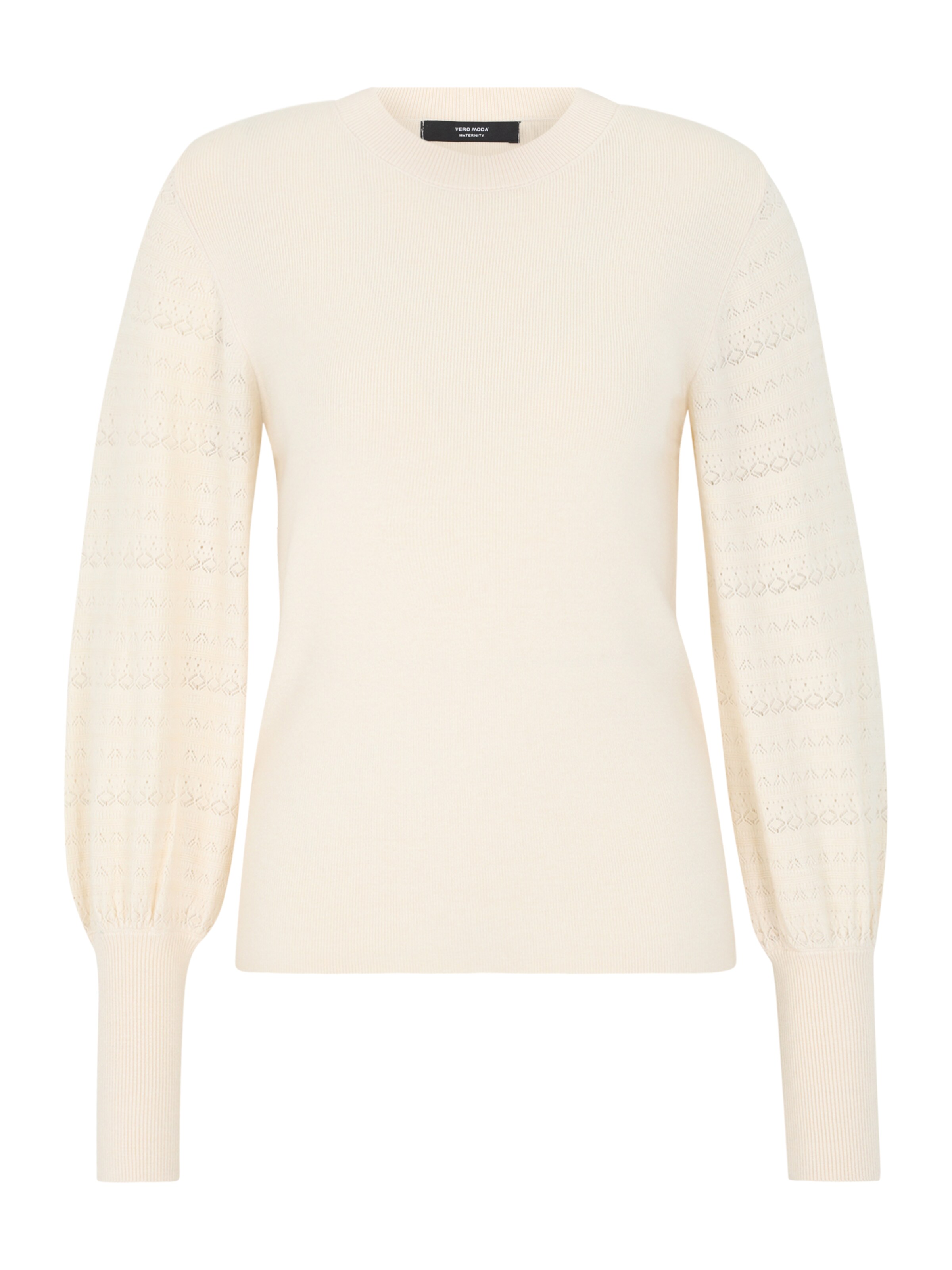 Vero Moda Maternity Pullover in Beige: Vorderseite