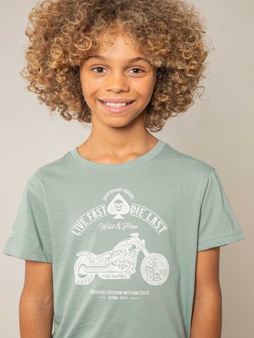 T-Shirt 'PARK' Deeluxe en vert