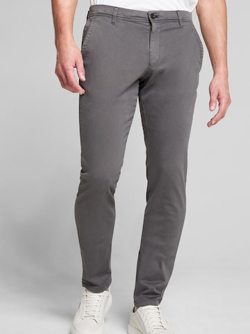 Coupe slim Pantalon chino 'Matthew' JOOP! en gris : devant