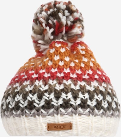 Barts Mütze 'Nicole' in braun / taupe / orange / rot / weiß, Produktansicht