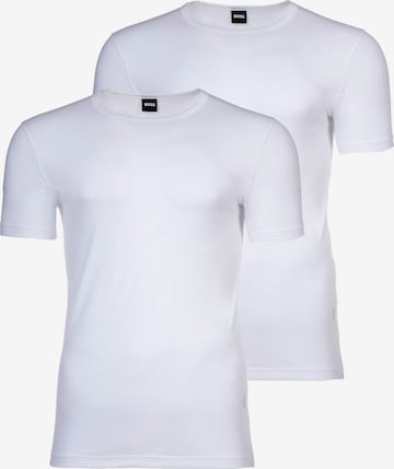 BOSS T-shirt 'Modern' i vit: framsida