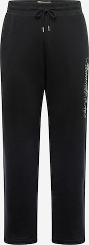Abercrombie & Fitch regular Παντελόνι σε μαύρο: μπροστά