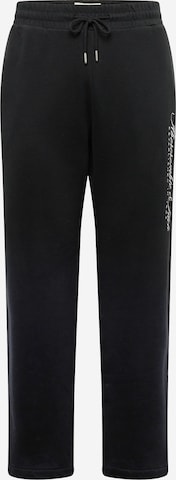 Abercrombie & Fitch Regular Pants in Black: front