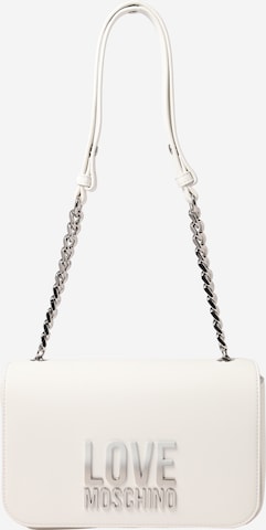 Love Moschino Crossbody bag in White: front