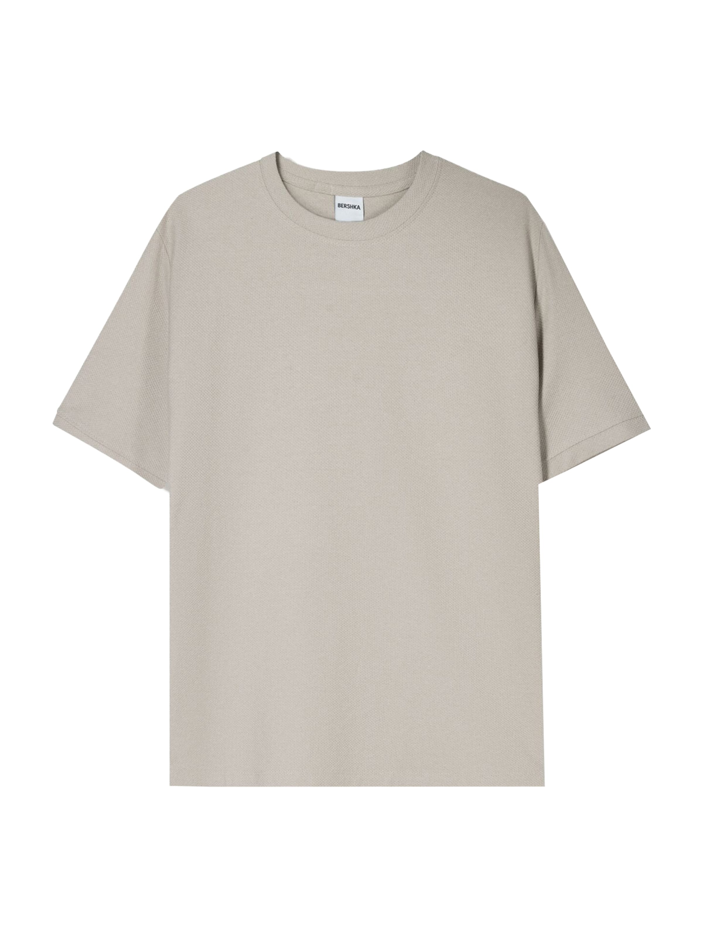 BershkaMajica - bež boja: prednji dio