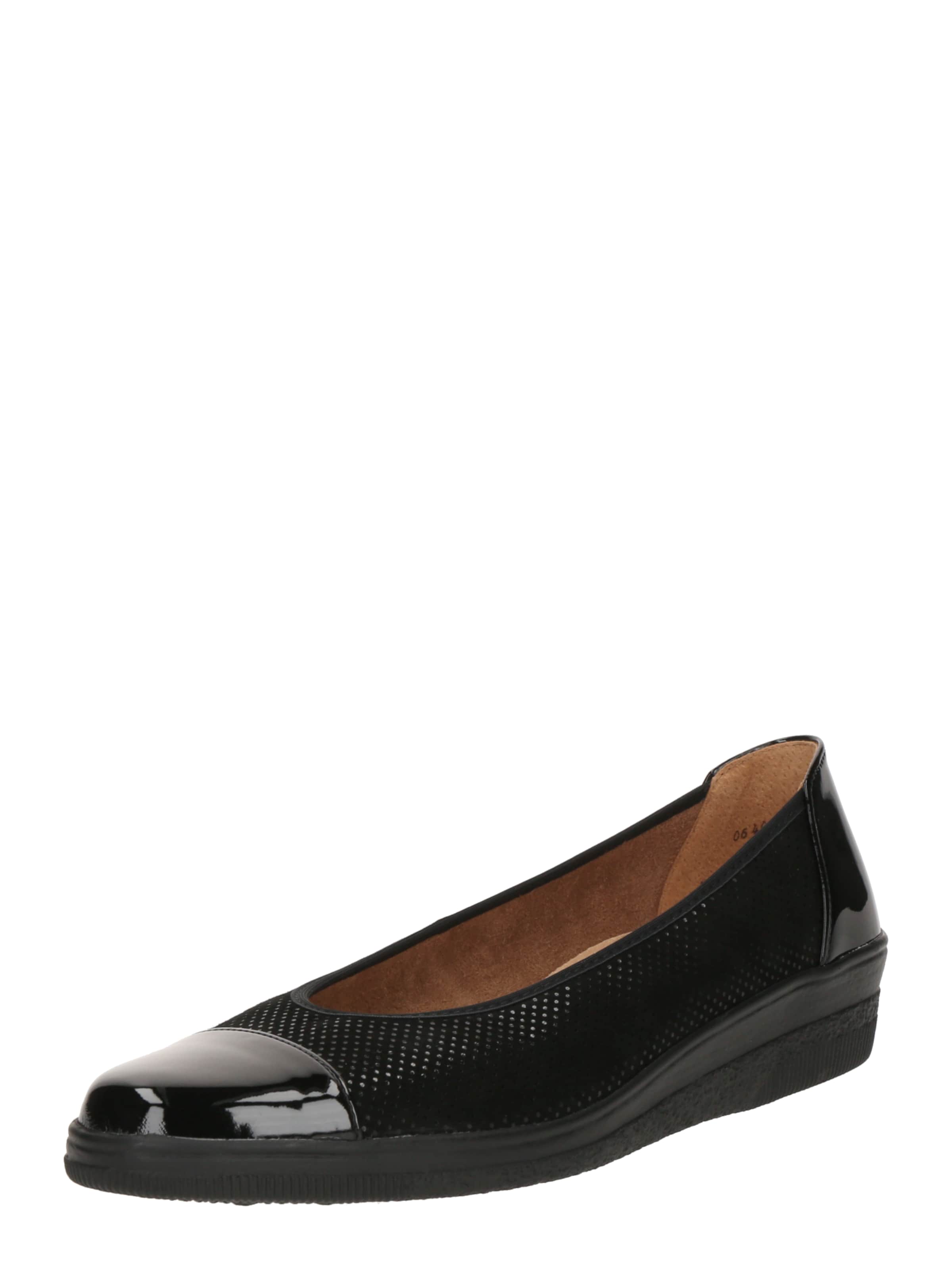 GABOR Baleríny – černá: přední strana