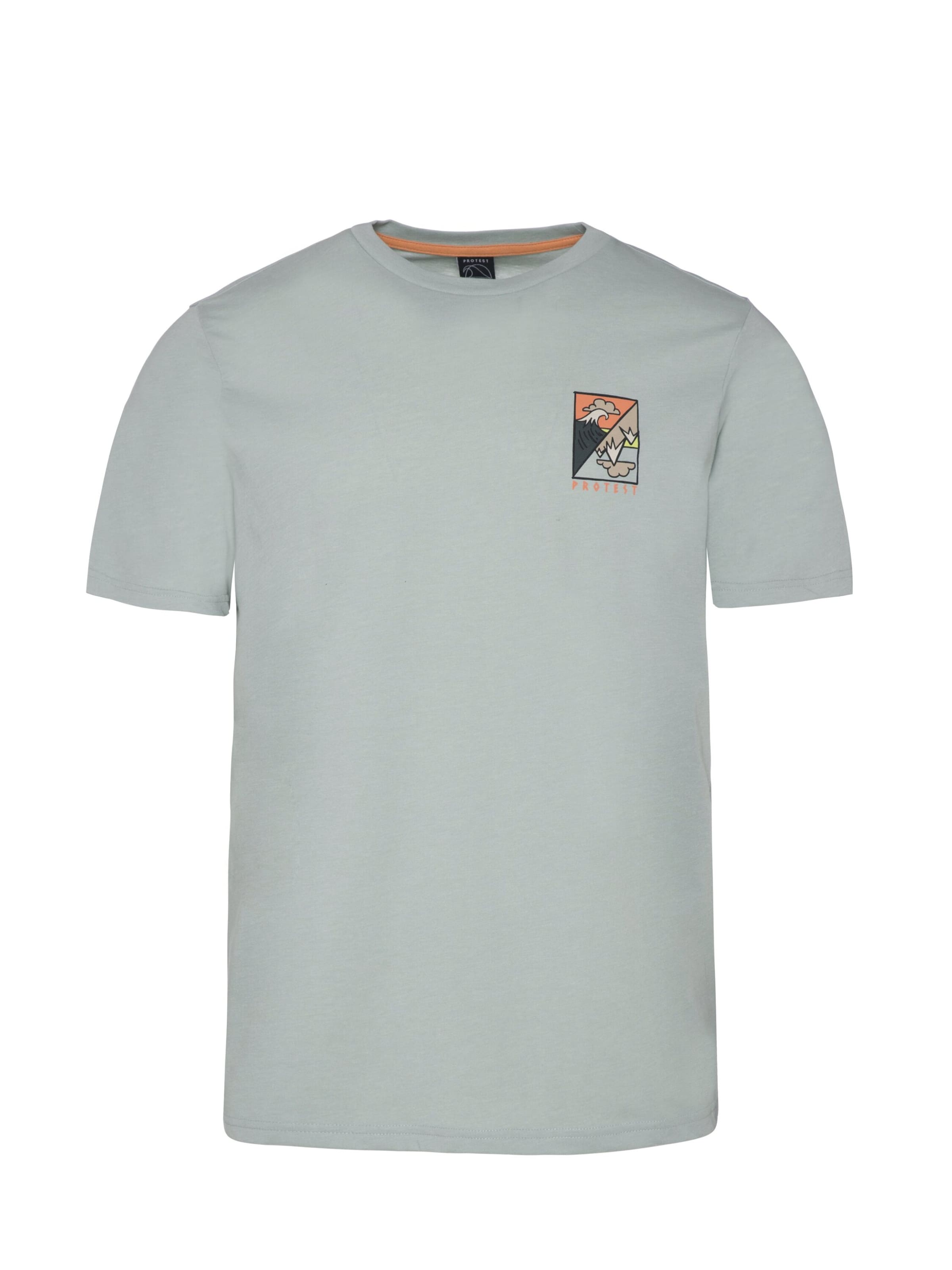 PROTEST Shirt 'PRTABDIEL 24' in Groen: voorkant