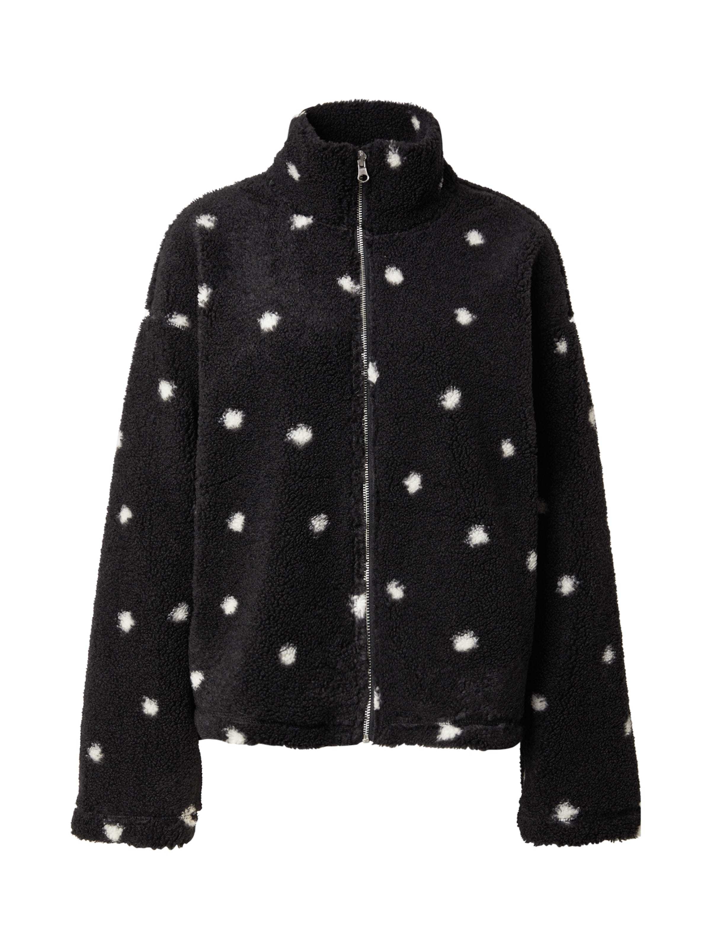 Monki Bluza polarowa w kolorze czarny: przód