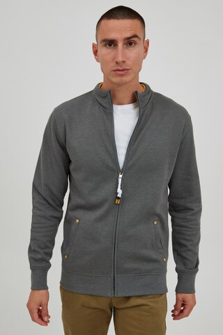 !Solid Zip-Up Hoodie 'KARIM' in Grey: front