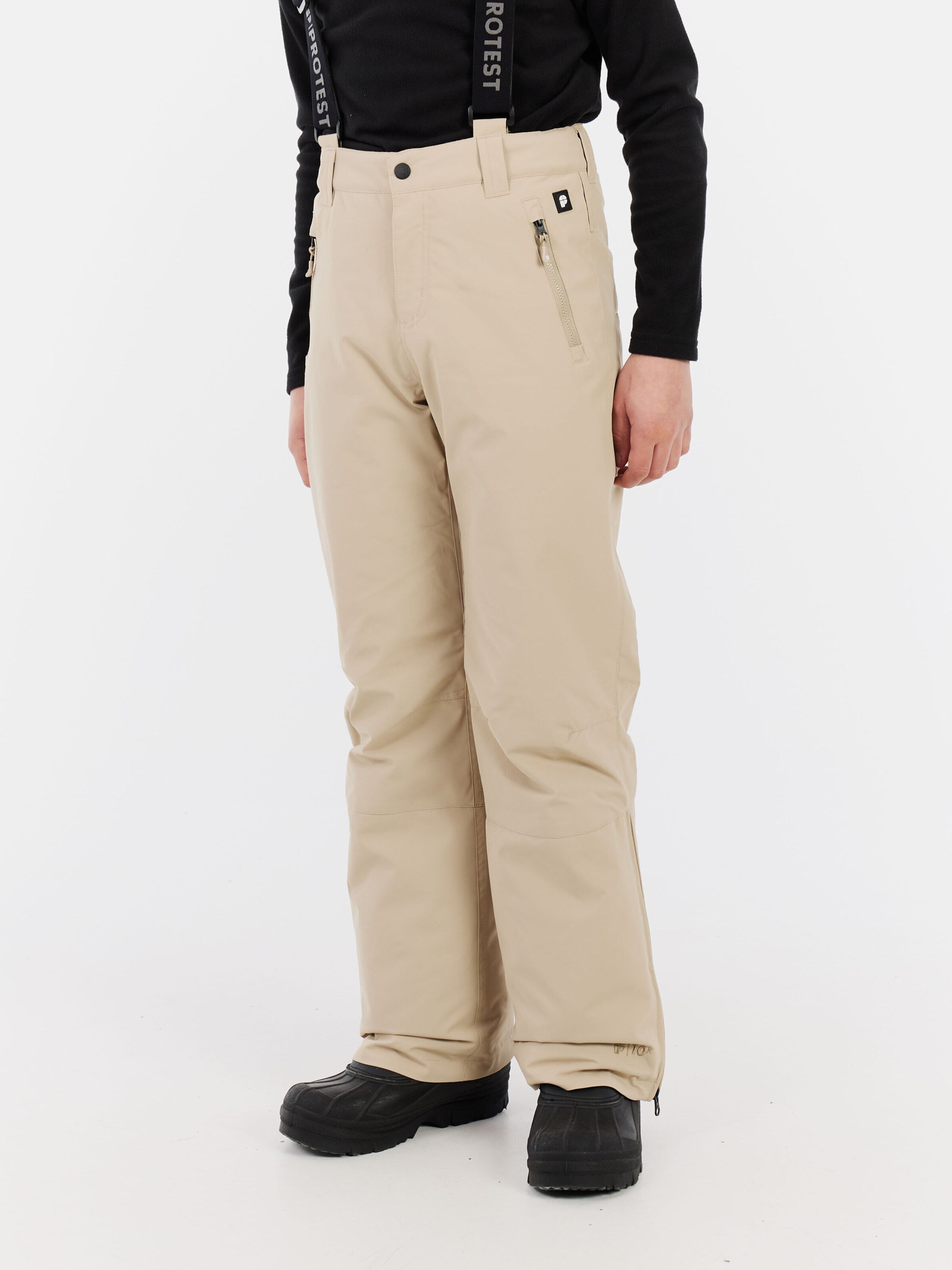 PROTEST Regular Workout Pants 'Spikety JR' in Brown