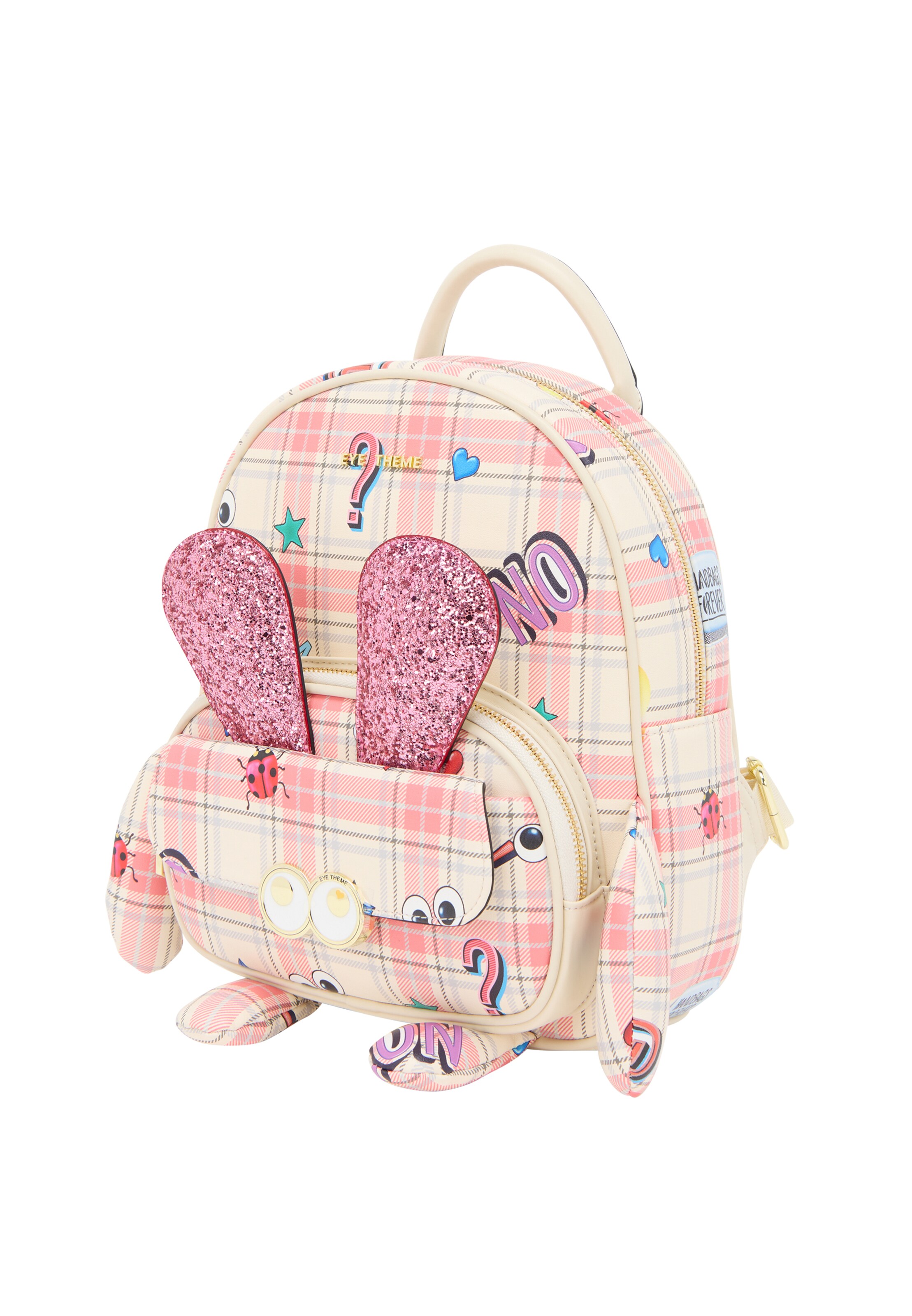 MYMO Rygsæk 'Pop Eyetheme' i beige