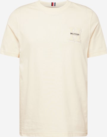 TOMMY HILFIGER - Camiseta en beige: frente