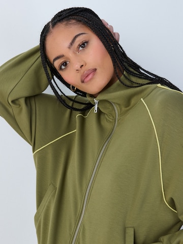 Next Sweat jacket in Green