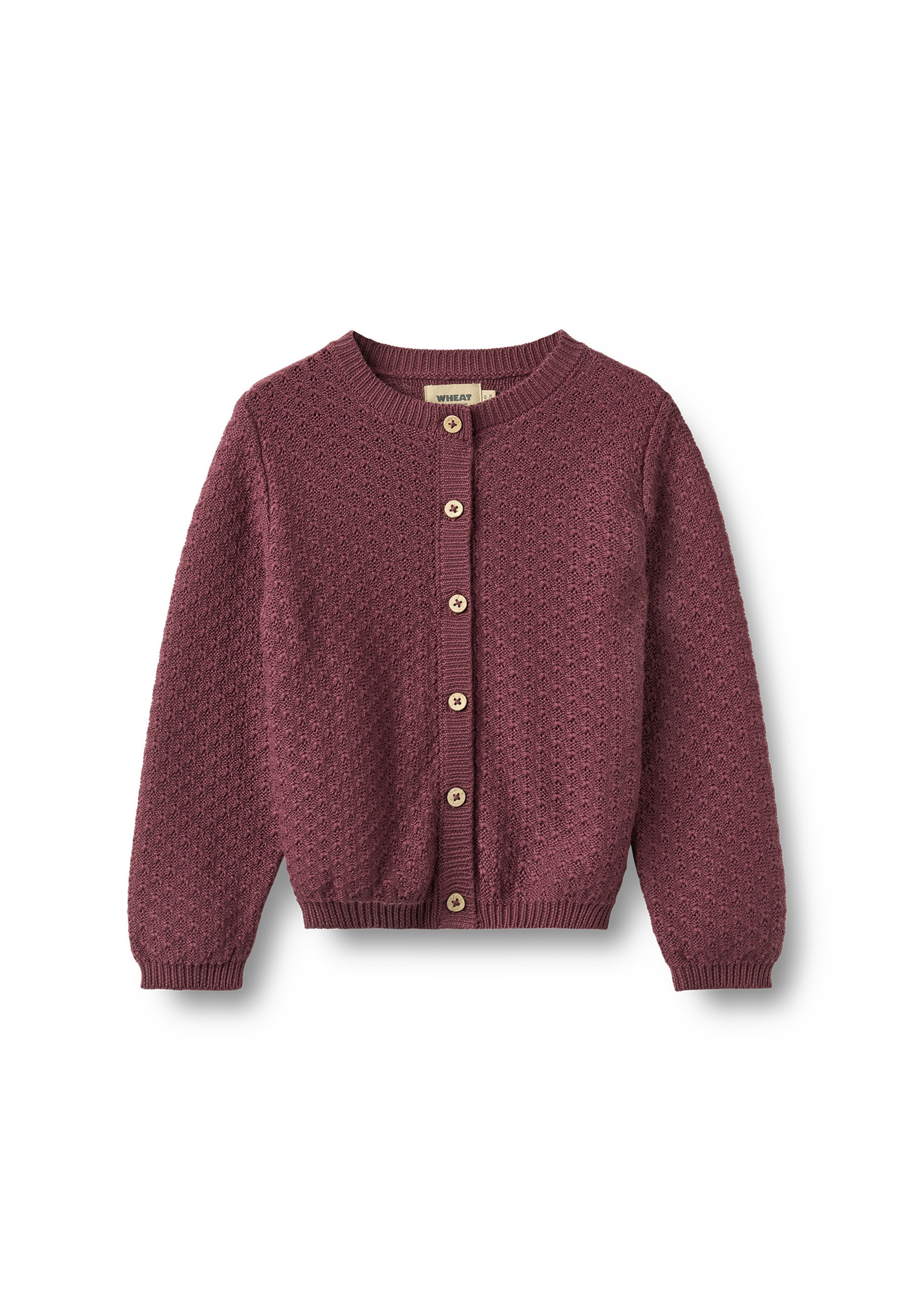 WHEAT Strickjacke 'Magnella' in Lila: Vorderseite
